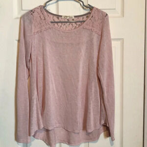 Rewind Pink Lace Sweater Women’s Medium